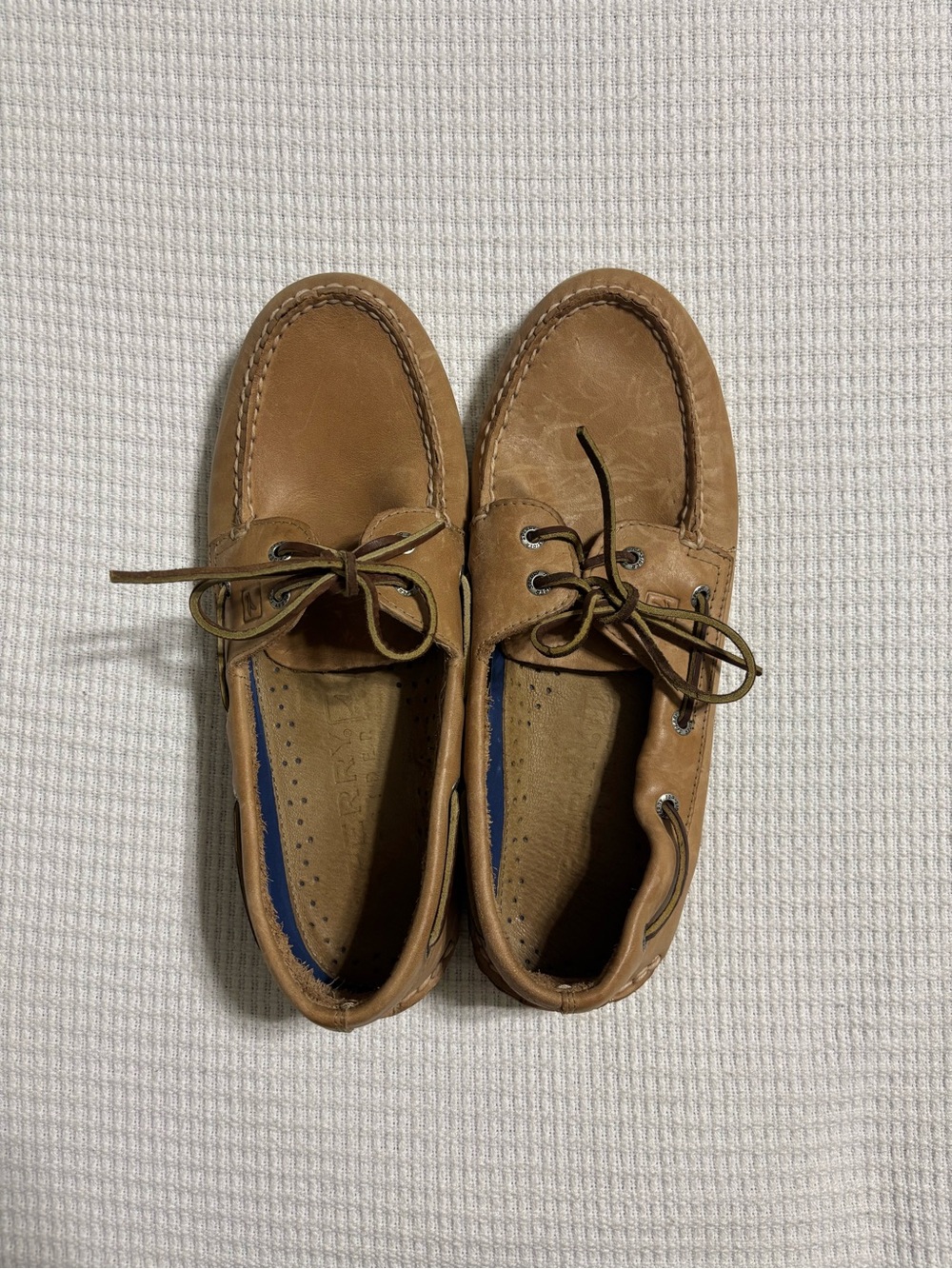 Men's Tan Leather Sperry Shoes